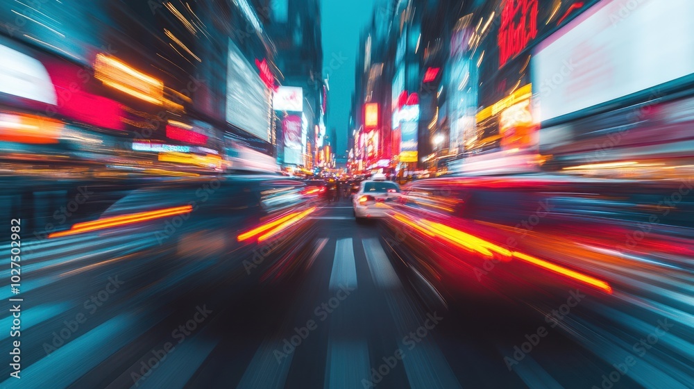 Blurred night city with people and cars, featuring a bustling urban scene with glowing streetlights, neon signs, and the motion blur of cars and pedestrians, capturing the energy of the city at night. Blurred night city with people and cars, featuring a bustling urban scene with glowing streetlights, neon signs, and the motion blur of cars and pedestrians, capturing the energy of the city at night.