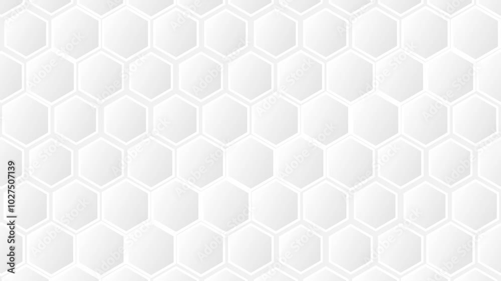 white background hexagon gradient pattern video white background hexagon gradient pattern video