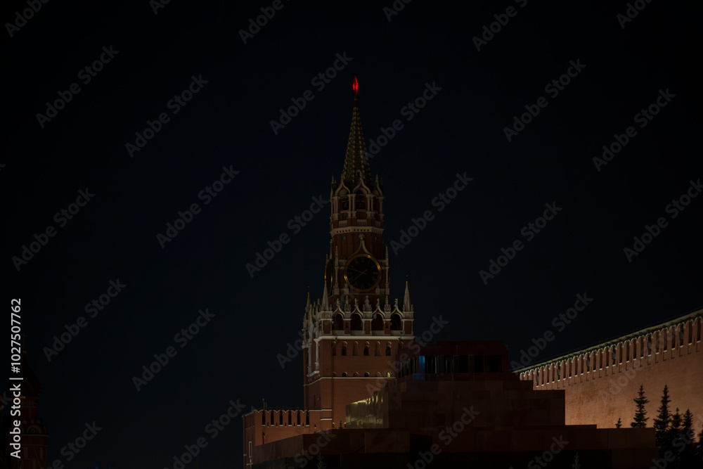 Moscow, Night Kremlin.The greatness of Moscow. Moscow, Night Kremlin.The greatness of Moscow.