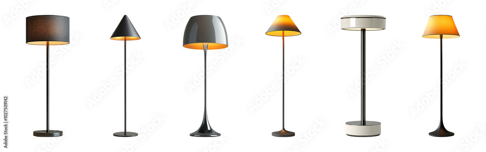Isolated Lamps on Transparent Background for Design Projects Isolated Lamps on Transparent Background for Design Projects