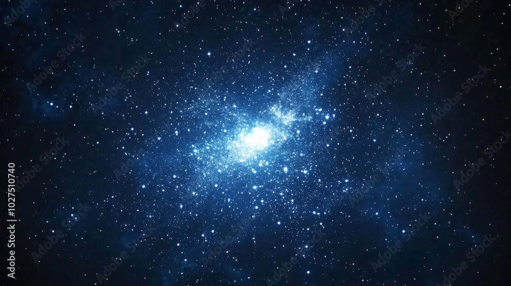Fototapeta premium Captivating Celestial Constellation: A Galactic Tapestry