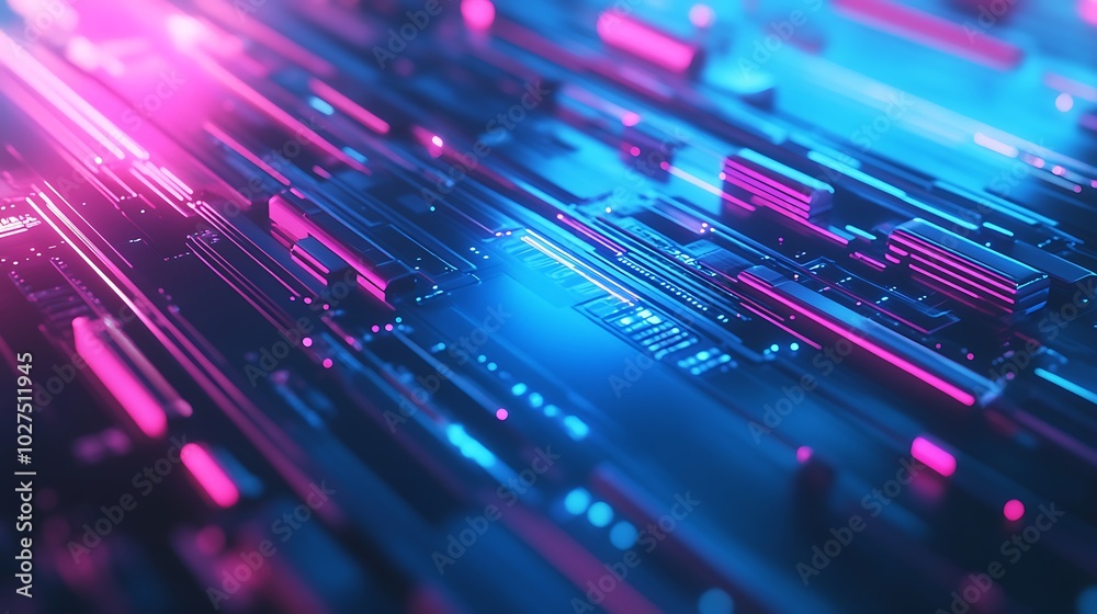 Abstract neon lines background. Abstract neon lines background.
