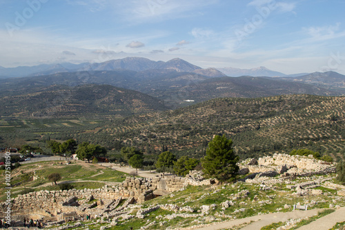 Archaeological site of Mycenae and sightseeing views