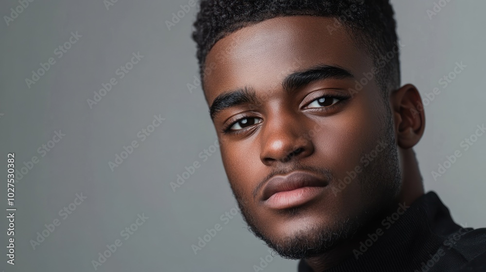 Obraz premium Handsome African American in advocacy campaigns, a man involved in social justice or advocacy efforts,