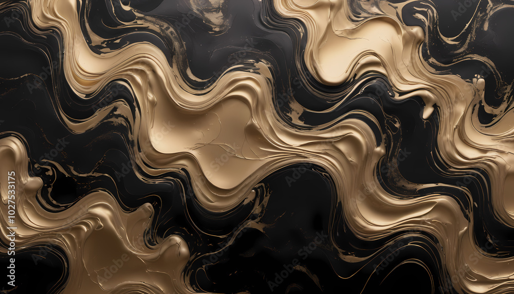 Gold fluid art marbling paint textured background Gold fluid art marbling paint textured background