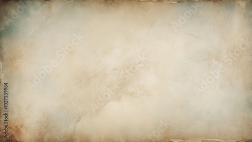 Aged parchment paper texture backdrop with grungy sepia stains, perfect for vintage design