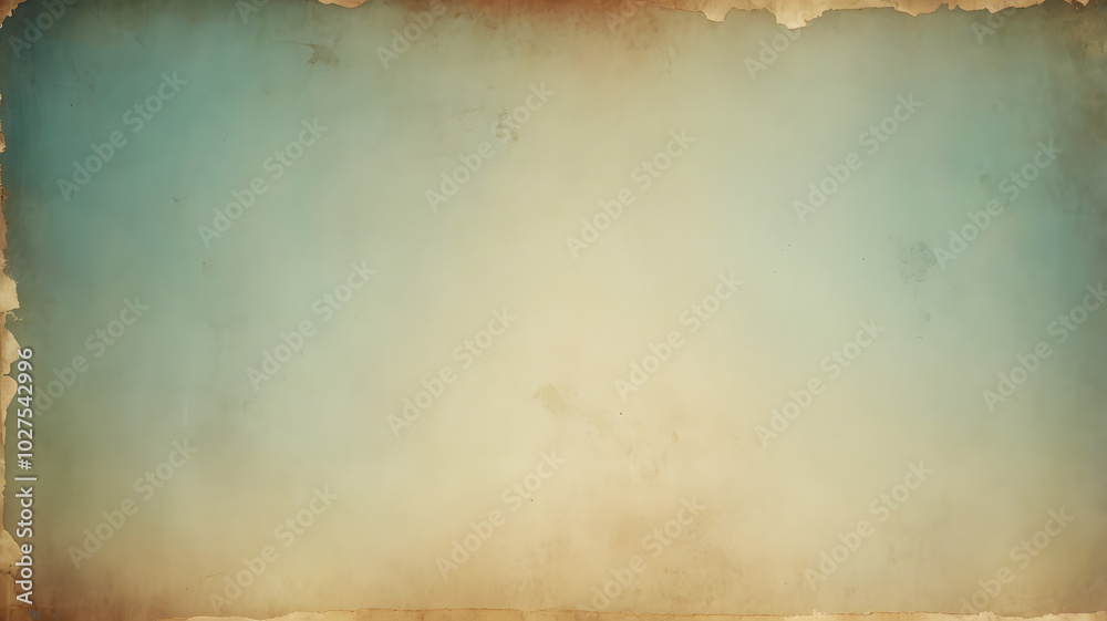 Fototapeta premium Aged parchment sheet with torn edges, stained with sepia, textured with grunge and vintage design, perfect for antique-themed backgrounds
