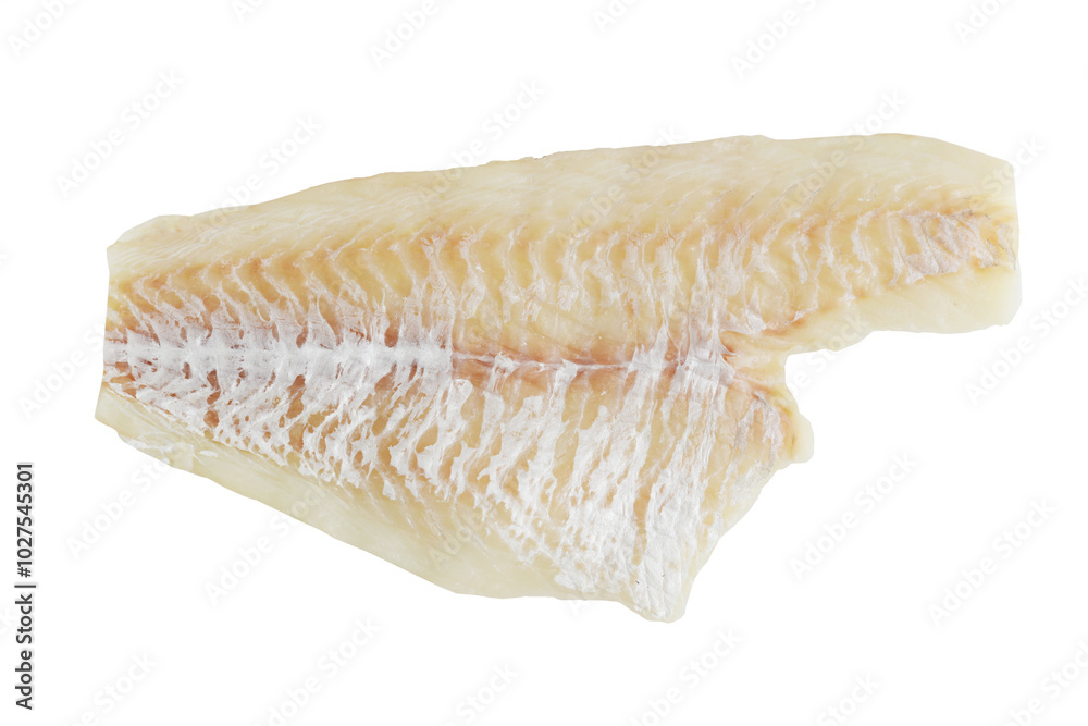 isolated raw haddock fish fillet isolated raw haddock fish fillet