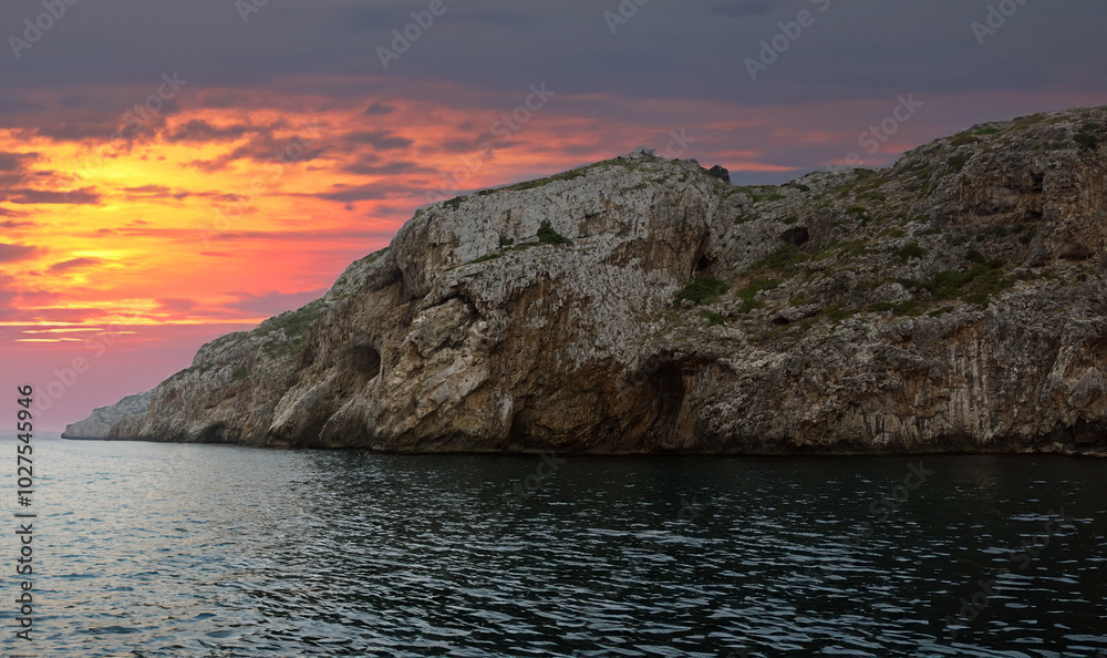 Costa rocciosa di Santa Maria di Leuca al tramonto 2778c79 Costa rocciosa di Santa Maria di Leuca al tramonto 2778c79