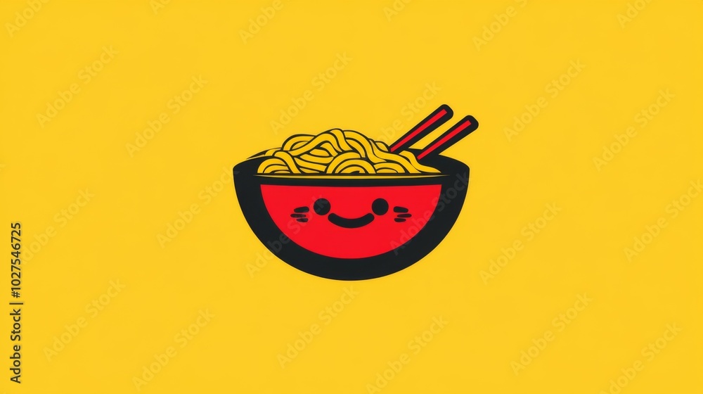a creative noodle logo with noodles swirling a creative noodle logo with noodles swirling