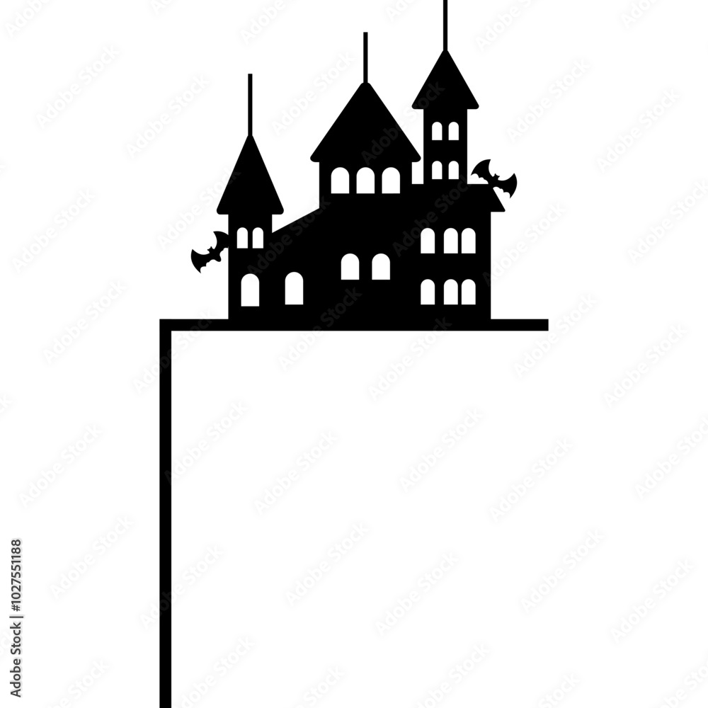 Fototapeta premium Spooky Halloween Corner