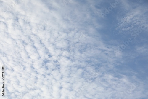 Beautiful view of blue sky with clouds