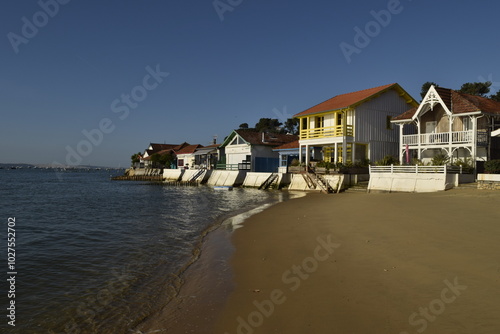 Cap Ferret  French oyster village on the Atlantic coast  village de l Herbe   FRANCE   