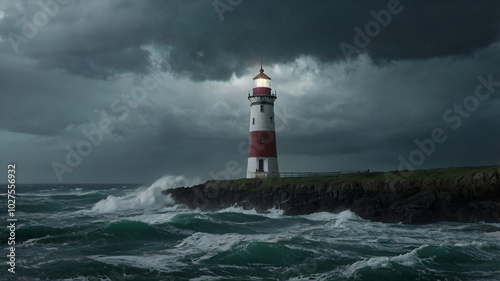 lighthouse on the coast of state