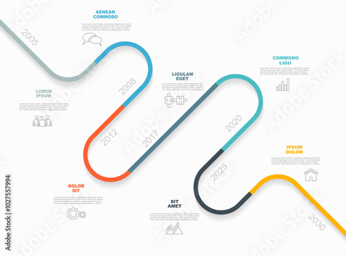 Infographic design template with place for your data. Vector illustration.