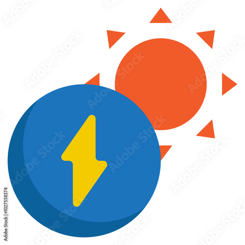 Free Download sun solar energy renewable panel flat style - GFXLoad