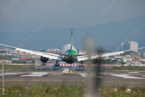 Twin-aisle aircraft.