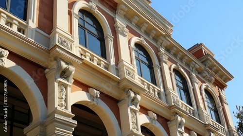 A regional architectural style represented in a prominent public building, showcasing the area's cultural roots. photo