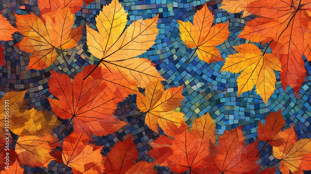 a scene of falling leaves in autumn with a breezy breeze a scene of falling leaves in autumn with a breezy breeze