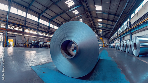 Aluminum in the factory, manufacturing and production process