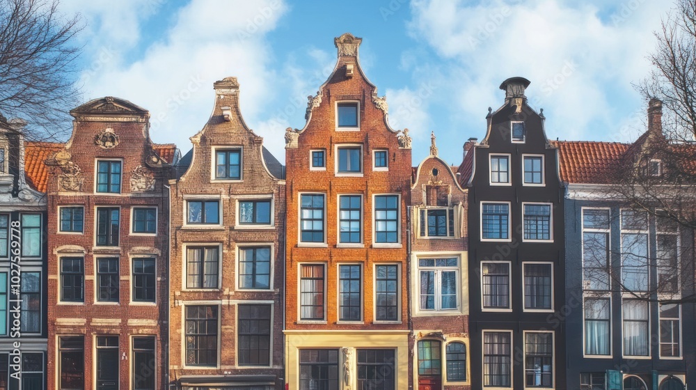 Fototapeta premium National architectural heritage preserved in a modern city, highlighting the balance between old and new structures.