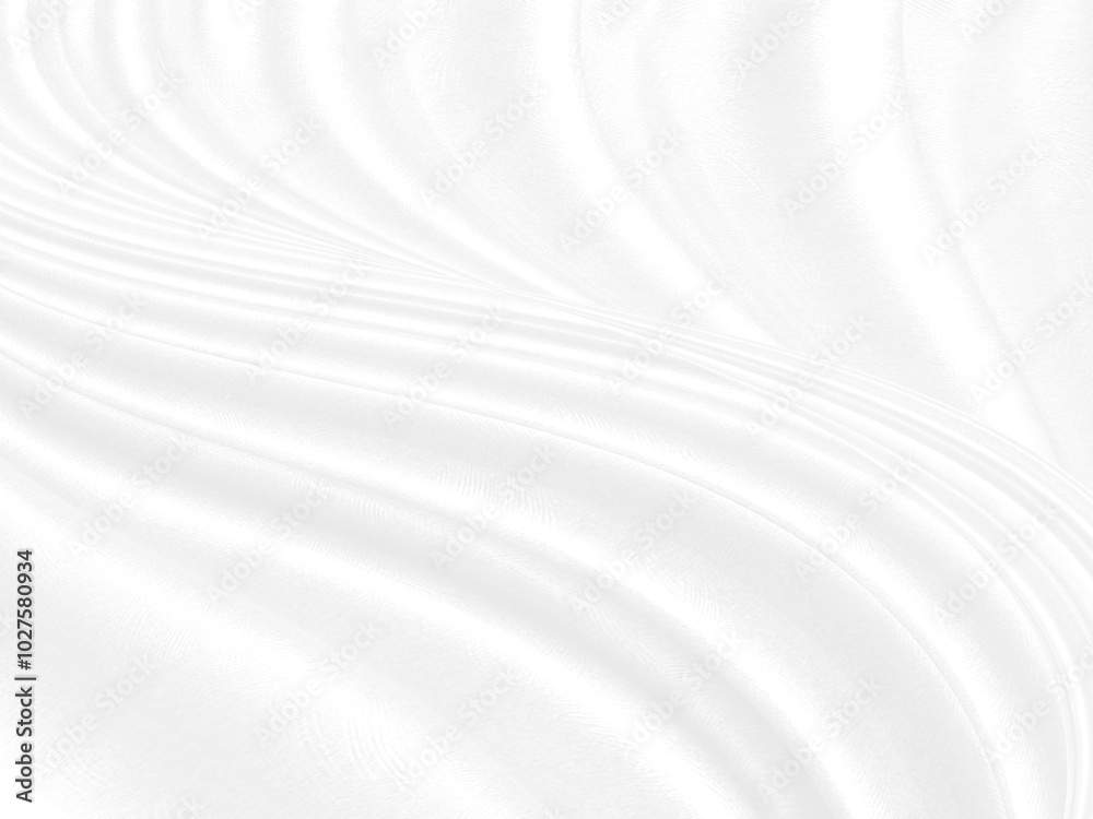Clean smooth soft fabric woven beautiful abstract curve shape decorative corner fashion textile white background Clean smooth soft fabric woven beautiful abstract curve shape decorative corner fashion textile white background