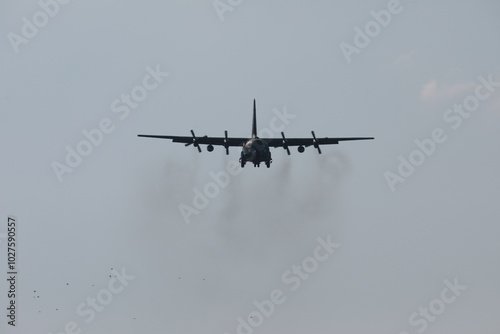 Military aircraft.