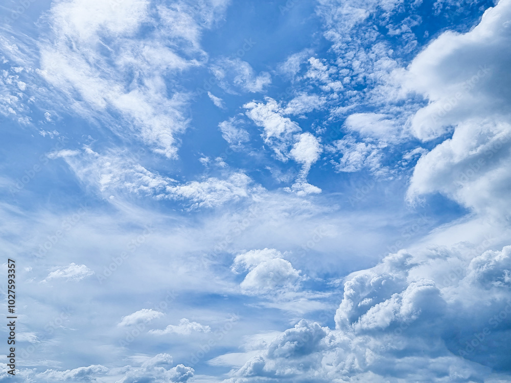 blue sky high shape outdoor group of white clouds background in summer gradient abstract light beauty background. beautiful bright cloud and calm fresh wind air blue sky high shape outdoor group of white clouds background in summer gradient abstract light beauty background. beautiful bright cloud and calm fresh wind air