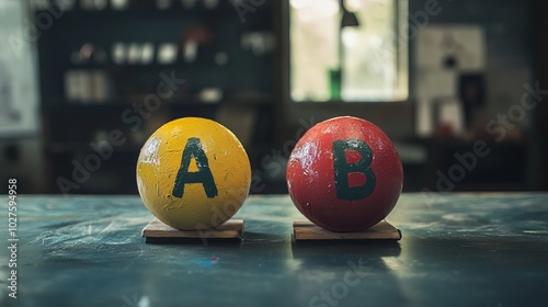 A/B testing is the practice of comparing two versions of online contentThe two versions (A and B) are presented to users at random in order to gauge reactions. photo