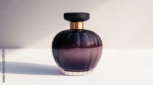 a classic perfume bottle with a rounded body