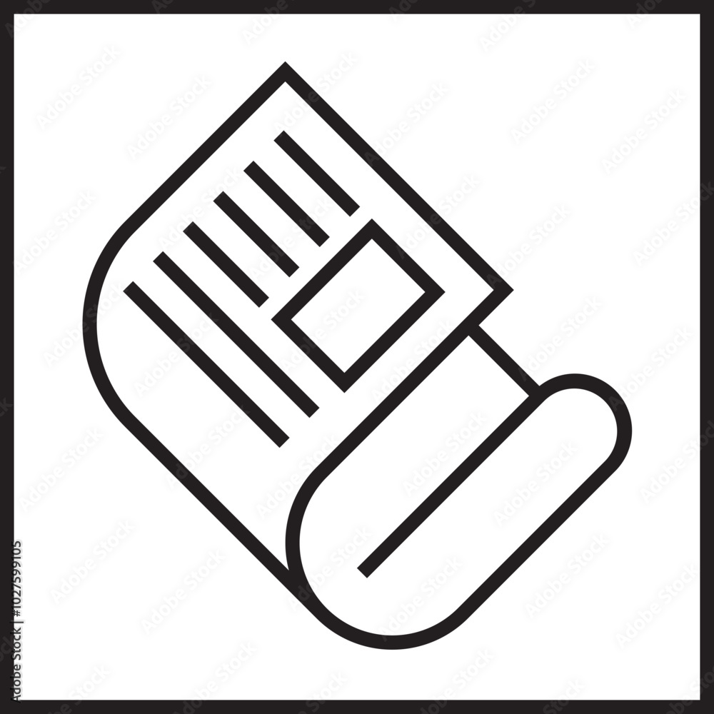 Newspaper icon design Newspaper icon design