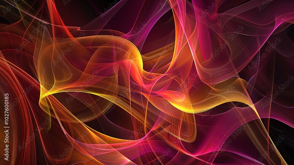 Contemporary Abstract 3D Background with AI-Generated Geometric Forms and Colorful Dynamics, Offering Ample Copy Space for Creative Projects Contemporary Abstract 3D Background with AI-Generated Geometric Forms and Colorful Dynamics, Offering Ample Copy Space for Creative Projects