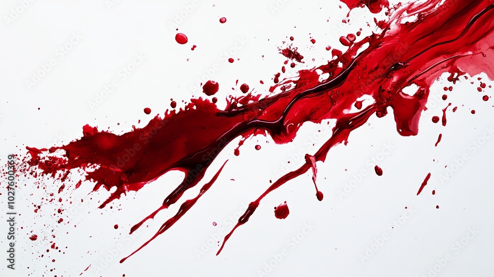 image of the blood. on a white background. cut off image of the blood. on a white background. cut off