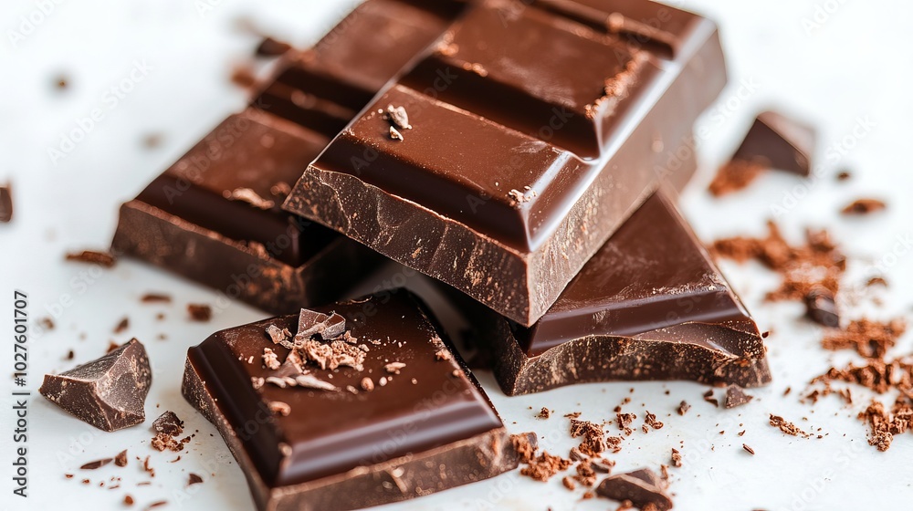image of the chocolate. on a white background. cut off image of the chocolate. on a white background. cut off