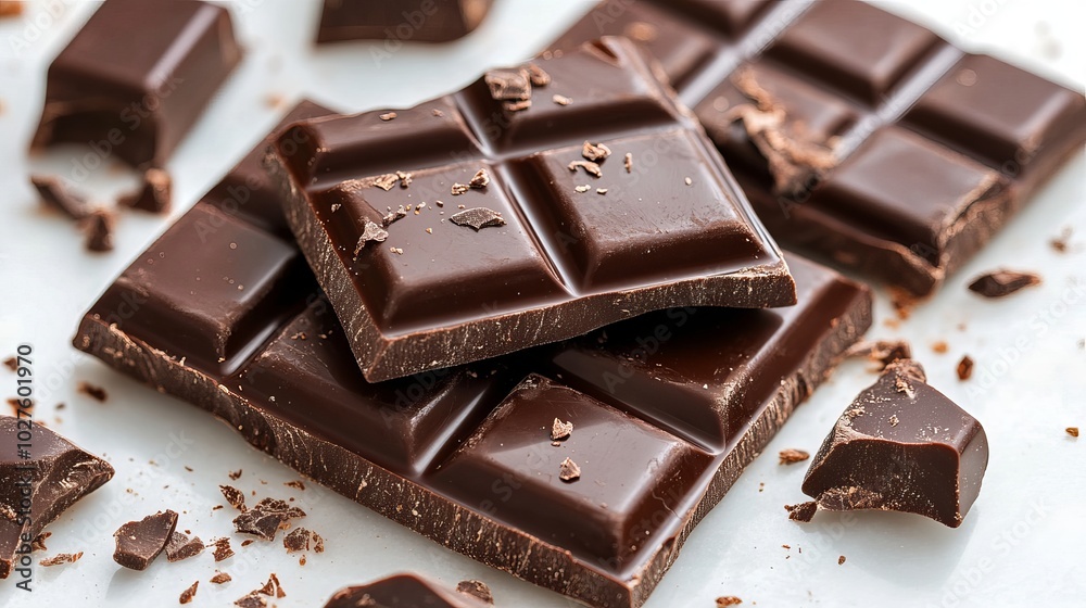 image of the chocolate. on a white background. cut off image of the chocolate. on a white background. cut off