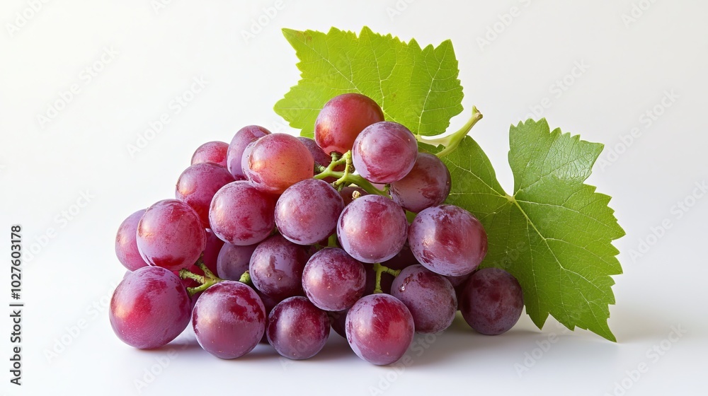 Fototapeta premium image of the grapes. on a white background. cut off 