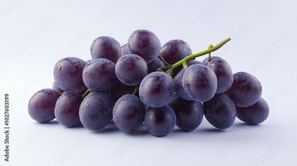 image of the grapes. on a white background. cut off image of the grapes. on a white background. cut off