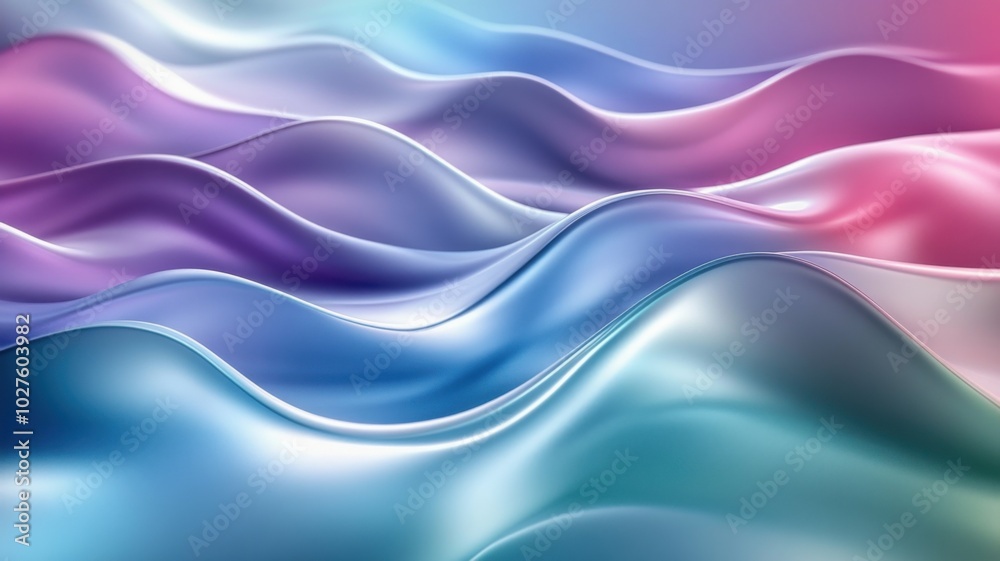 Fototapeta premium Abstract lines clean white background to emphasize vibrant colors