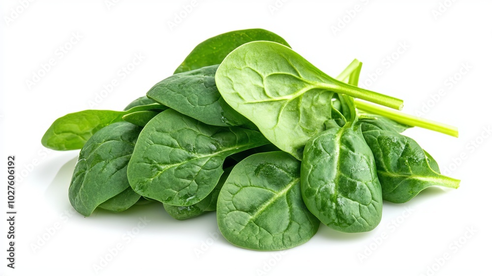 image of the spinach. on a white background. cut off image of the spinach. on a white background. cut off