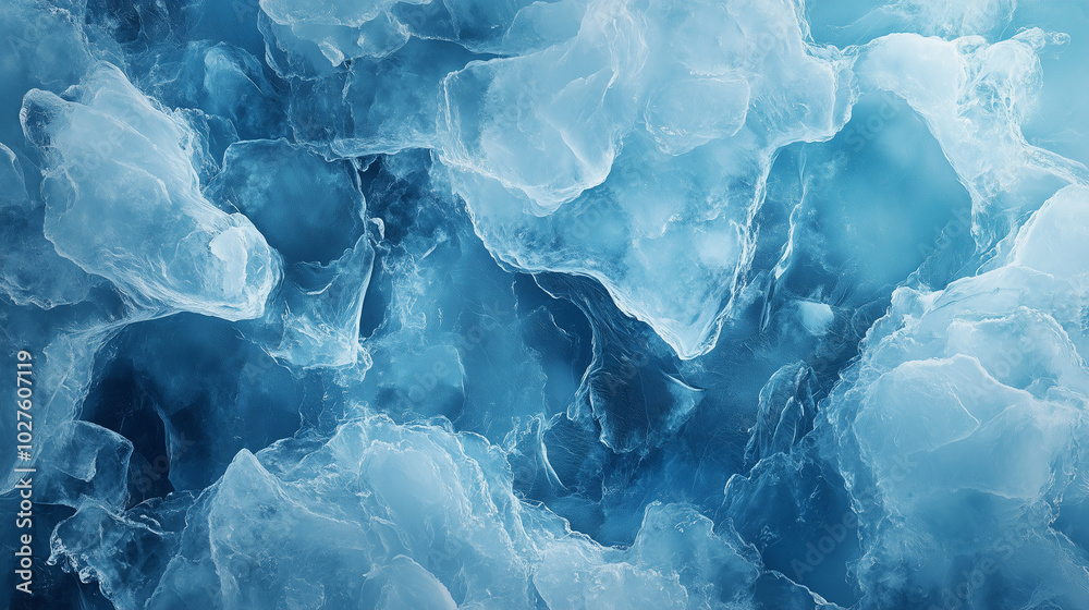 Obraz premium ice on the water