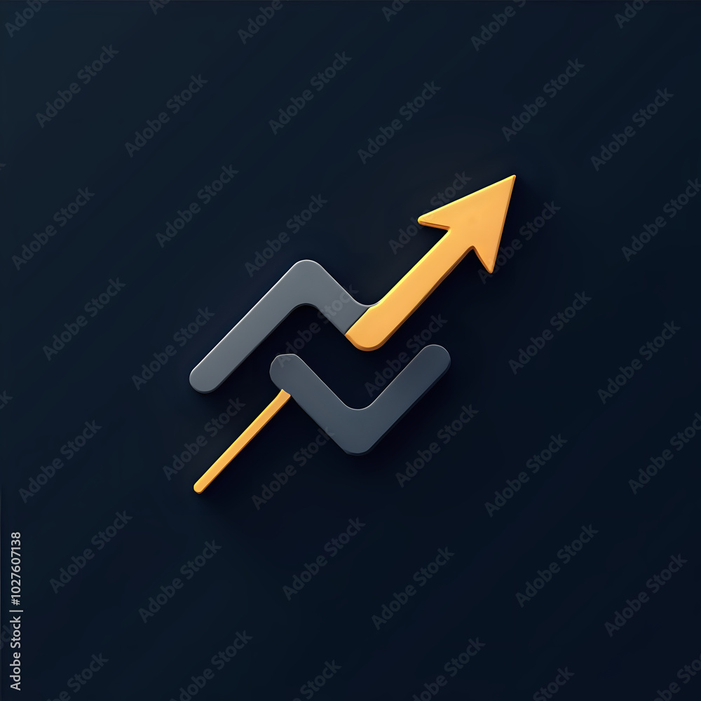 A sharp innovative icon for a finance tech company A sharp innovative icon for a finance tech company