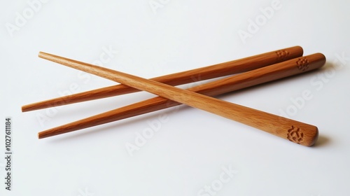 Wooden chopsticks cut out