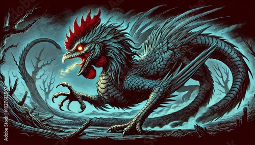 The Basilisk is a legendary creature known as the “King of Serpents”, and has such destructive power that it has been mentioned throughout world history.