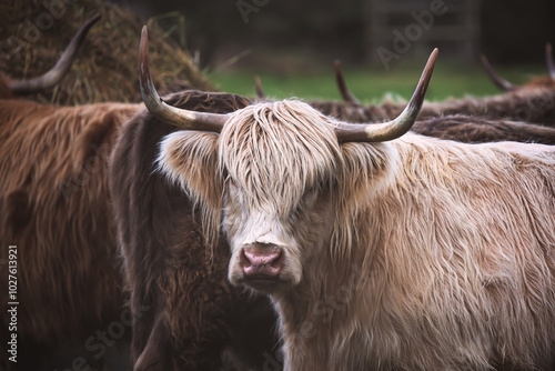 Highland Cow Stare Down