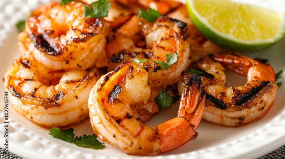 Grilled Shrimp with Lime and Fresh Herbs Grilled Shrimp with Lime and Fresh Herbs