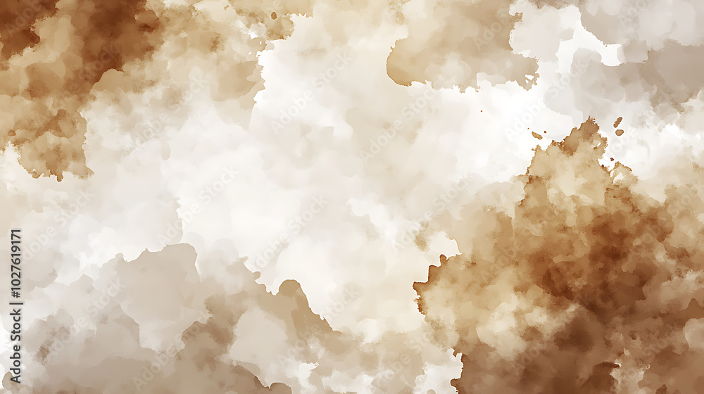 Fototapeta premium watercolor beige background texture