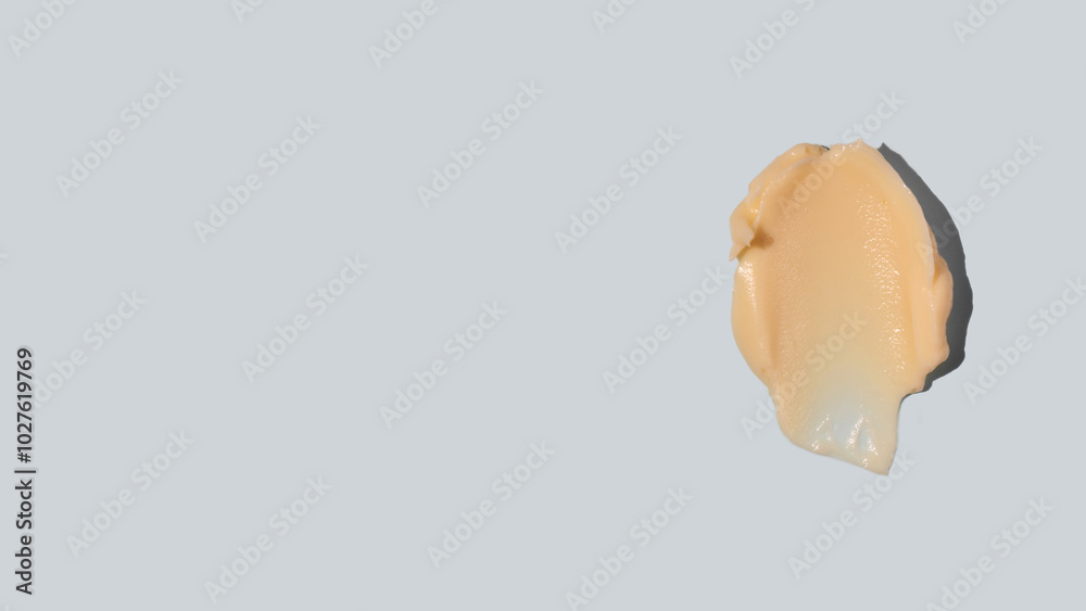 Sample and texture of cosmetics, cream for skin care. Swatches. Skin care. Copy space. Sample and texture of cosmetics, cream for skin care. Swatches. Skin care. Copy space.