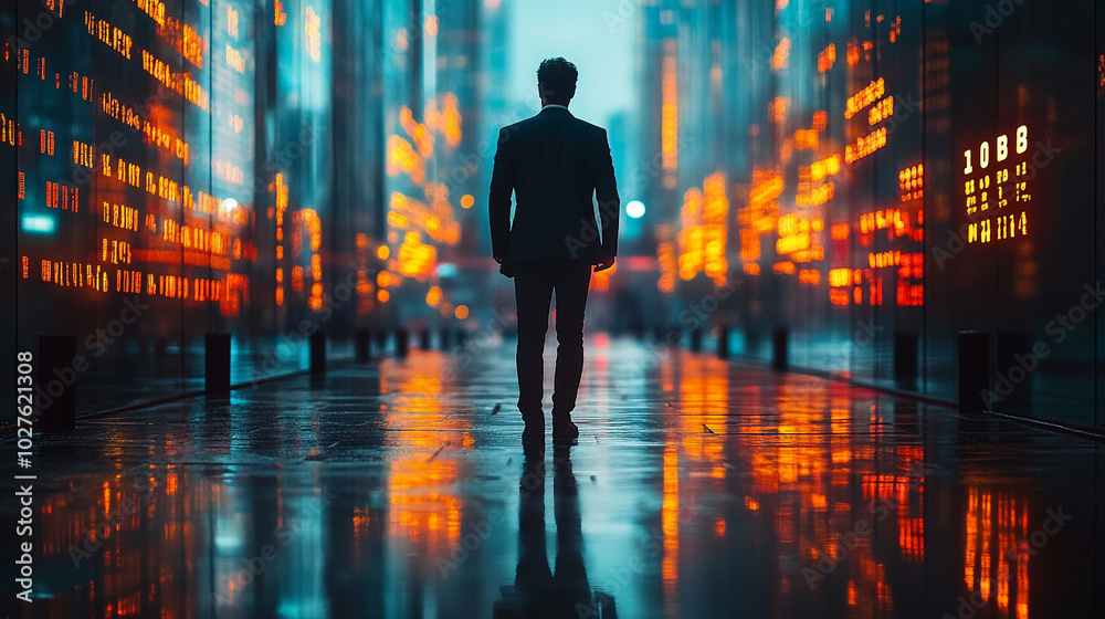 businessman in a suit stands confidently in a modern office, symbolizing professionalism, ambition, and the pursuit of success in a competitive corporate environment businessman in a suit stands confidently in a modern office, symbolizing professionalism, ambition, and the pursuit of success in a competitive corporate environment