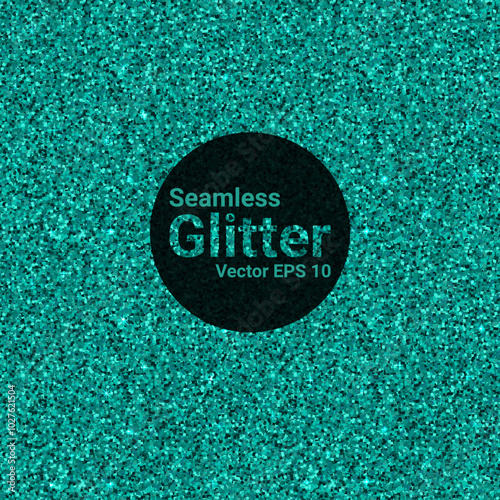 Green violet sparkle background. Holiday abstract glitter background with blinking lights. Fabric sequins in bright colors.