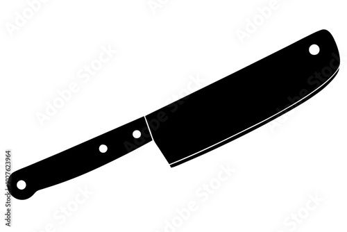 
Butcher knife icon, Butcher knife silhouette vector. Cut of beef meat
